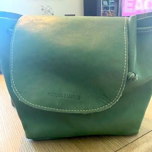 Portland Leather back pack. Never used. $80